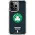 NBA Boston Celtics Black Secondary Logo iPhone 16 Pro Clear Case